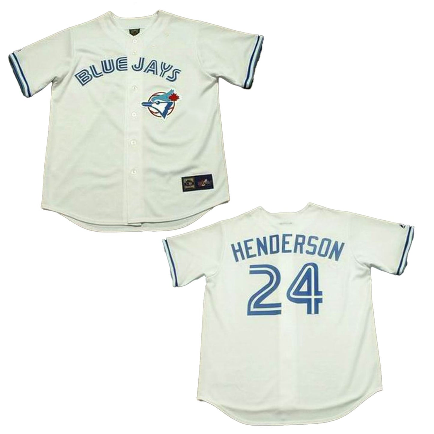 MLB Rickey Henderson Toronto Blue Jays 24 Jersey