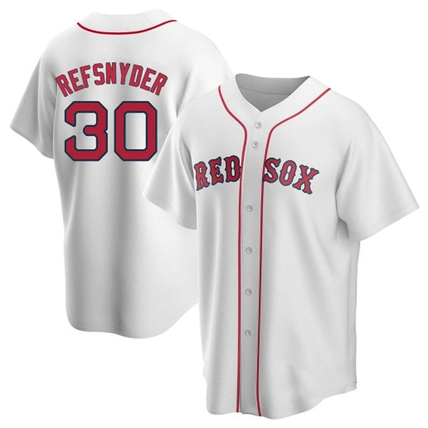 MLB Rob Refsnyder Boston Red Sox 30 Jersey