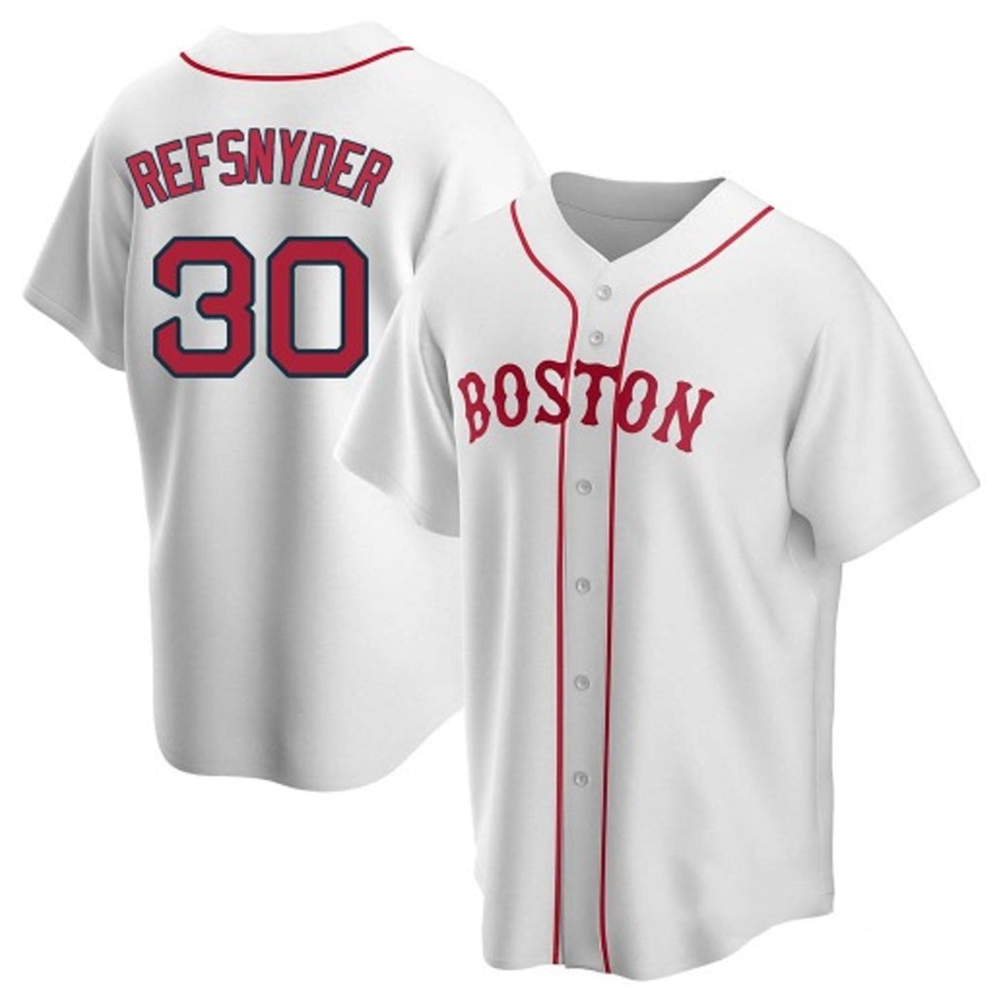 MLB Rob Refsnyder Boston Red Sox 30 Jersey