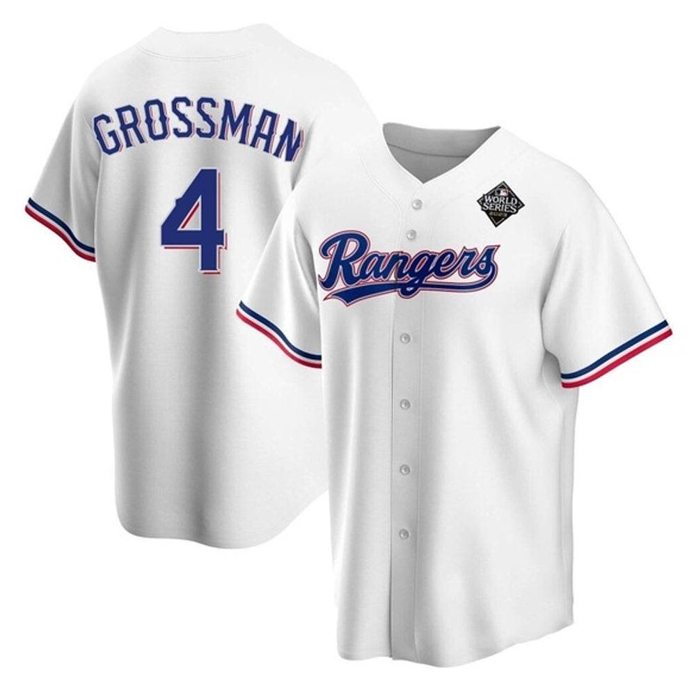 MLB Robbie Grossman Texas Ranger 4 Jersey