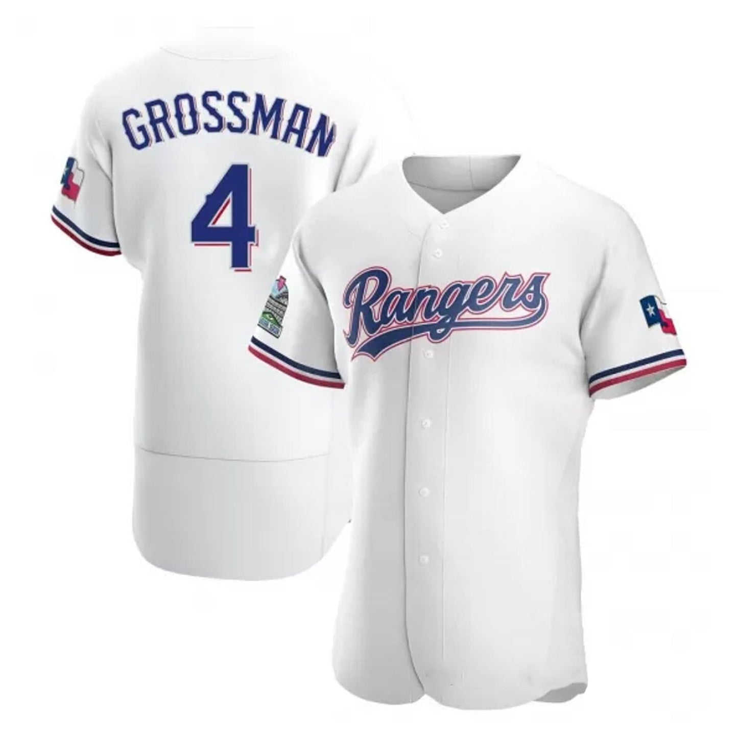 MLB Robbie Grossman Texas Rangers 4 Jersey