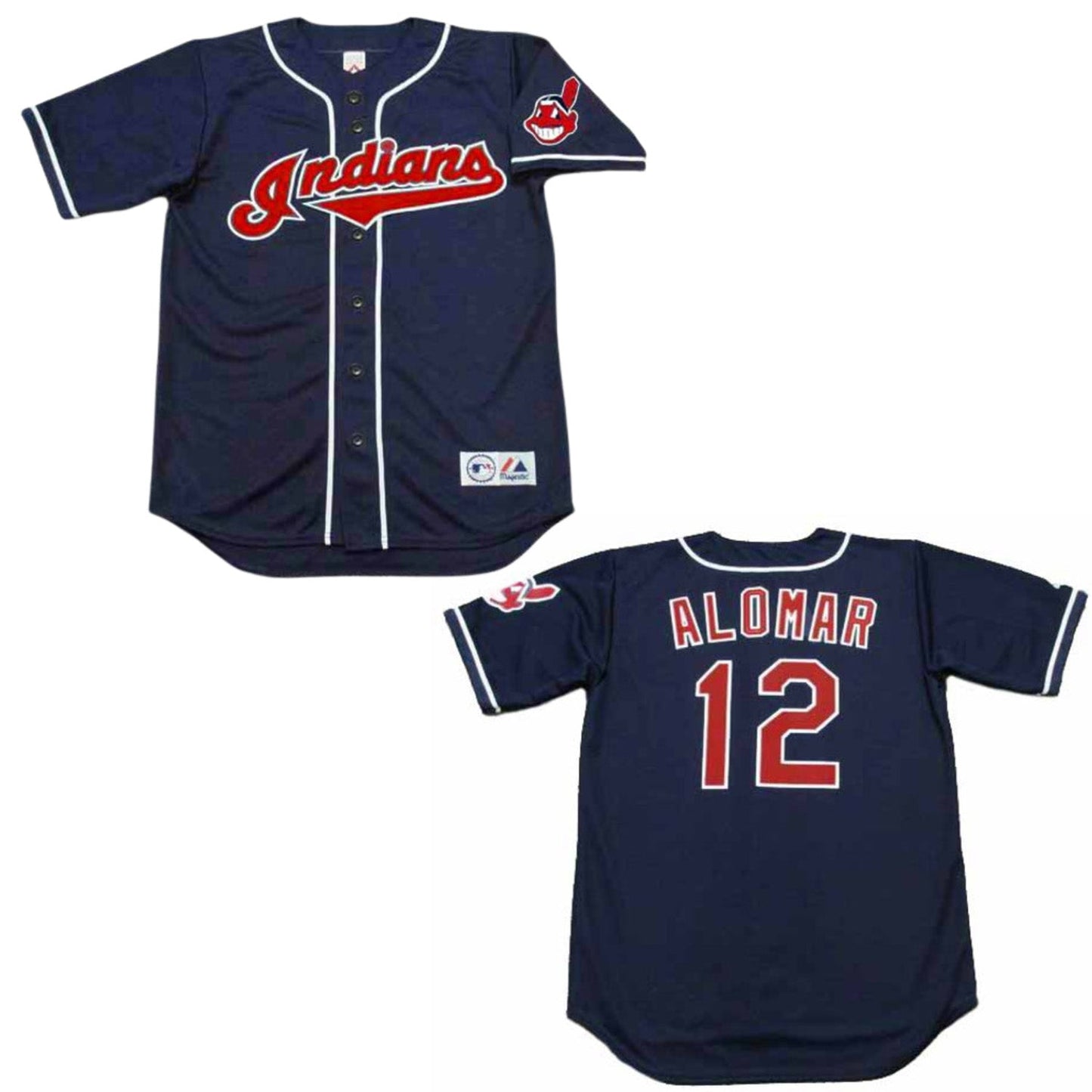 MLB Roberto Alomar Cleveland Indians 12 Jersey