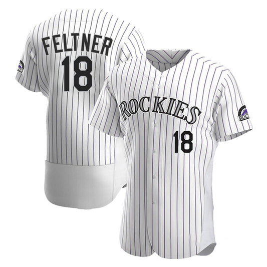 MLB Ryan Feltner Colorado Rockies 18 Jersey