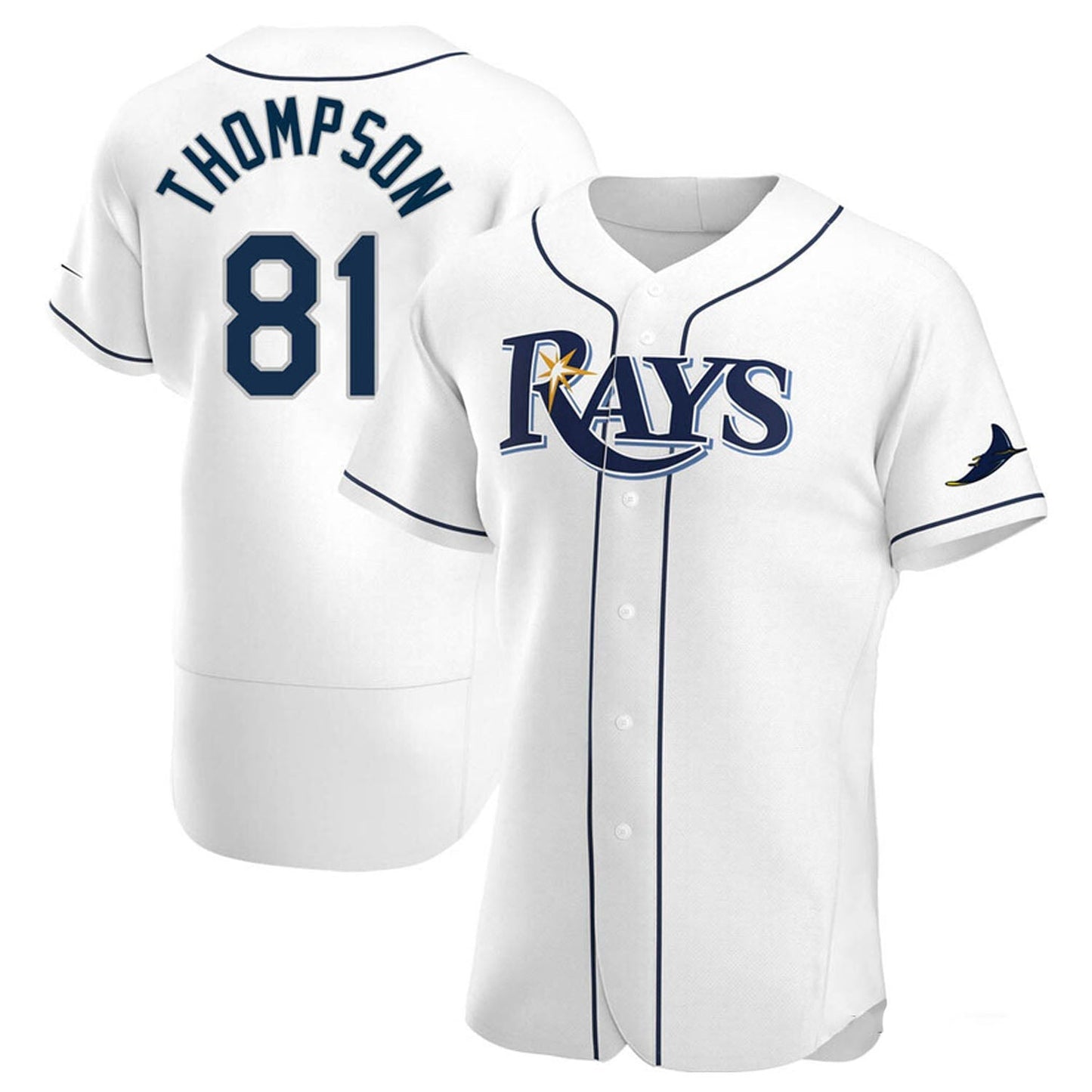 MLB Ryan Thompson Tampa Bay Rays 81 Jersey