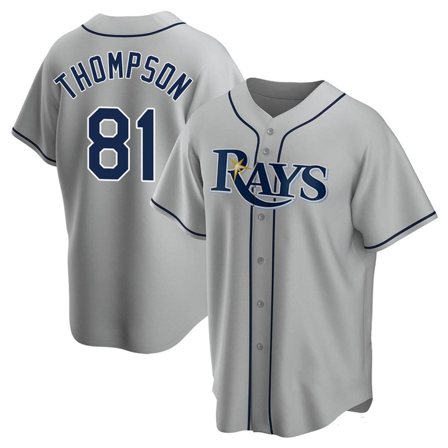 MLB Ryan Thompson Tampa Bay Rays 81 Jersey