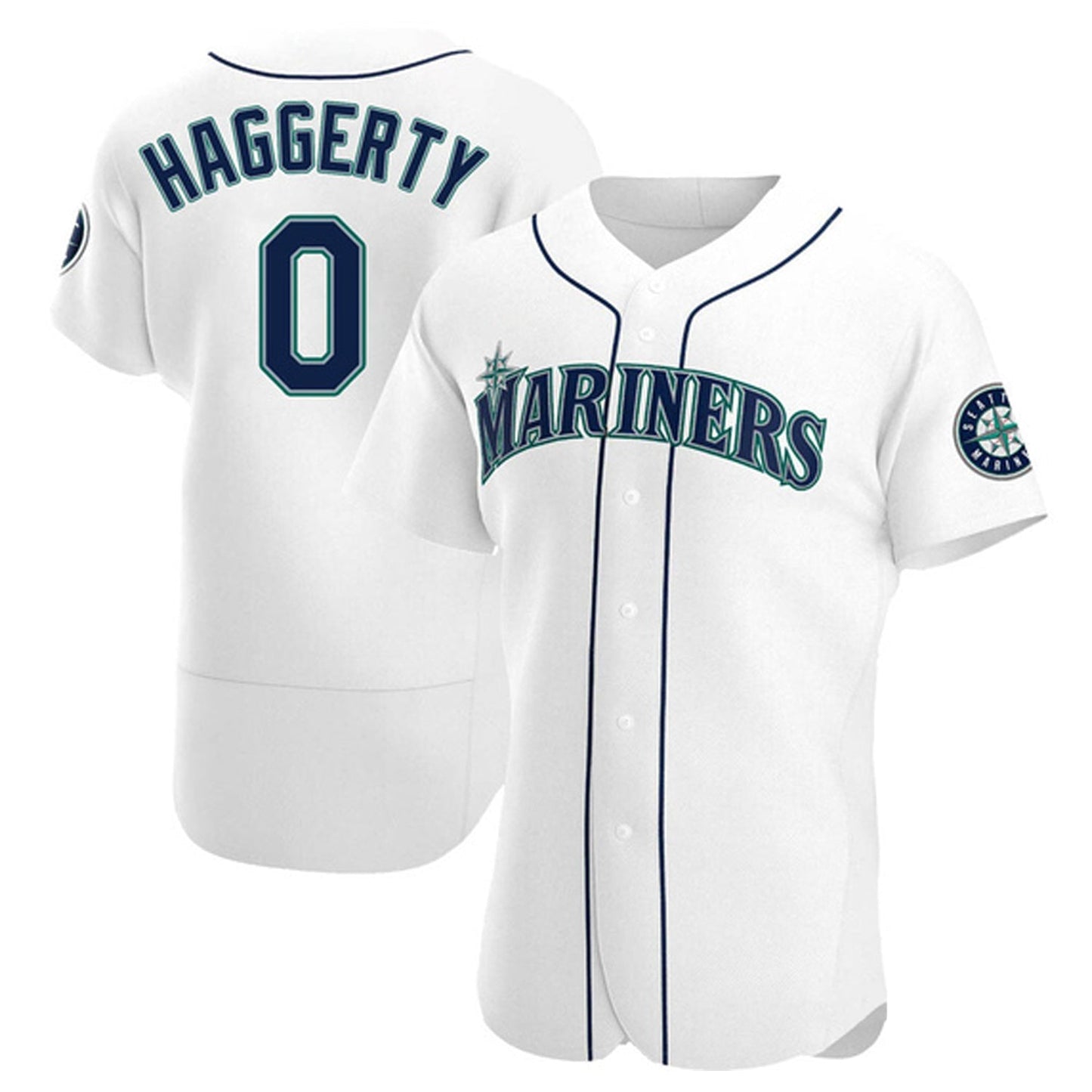 MLB Sam Haggerty Seattle Mariners 0 Jersey