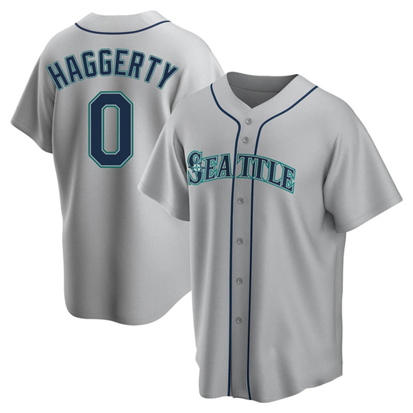 MLB Sam Haggerty Seattle Mariners 0 Jersey