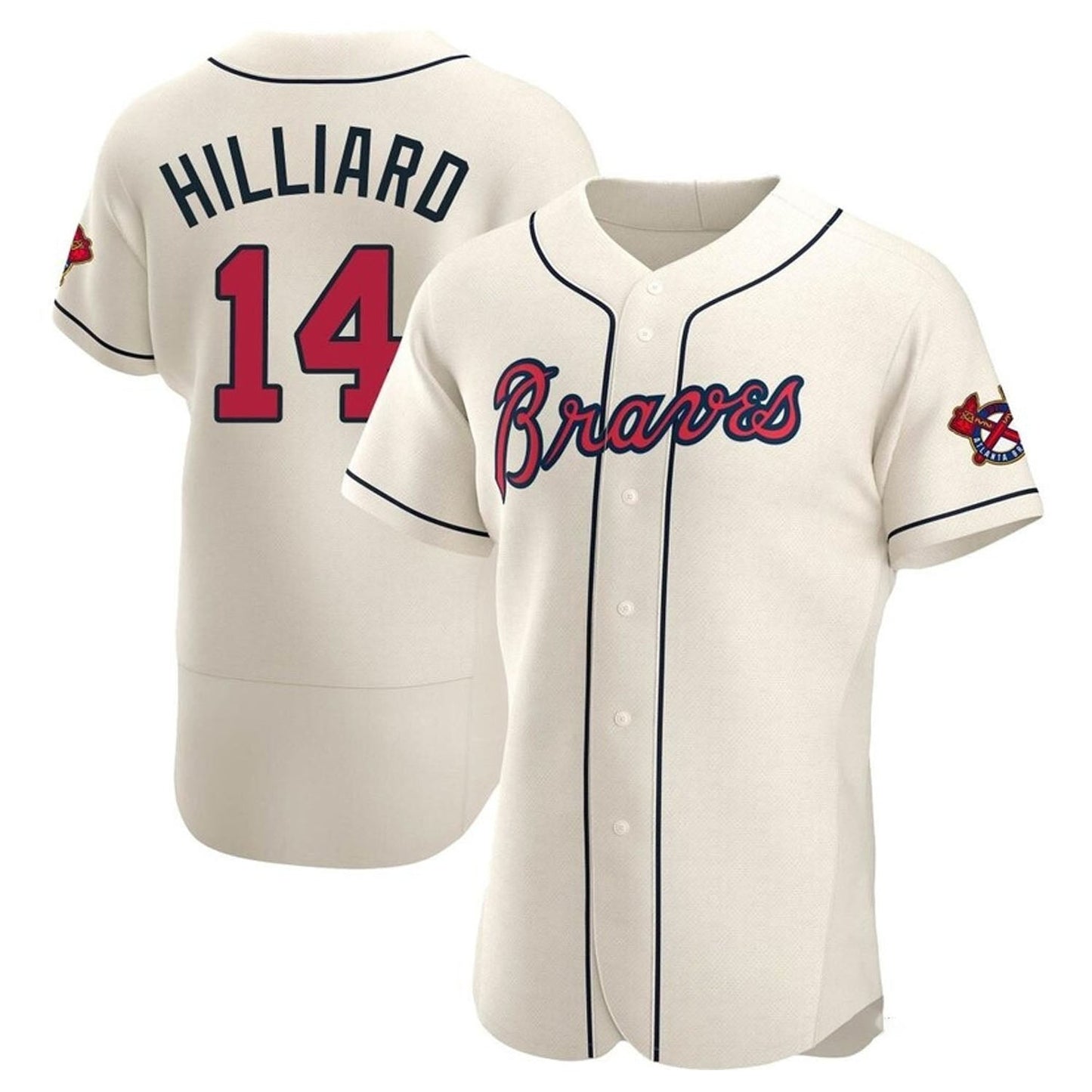 MLB Sam Hilliard Atlanta Braves 14 Jersey