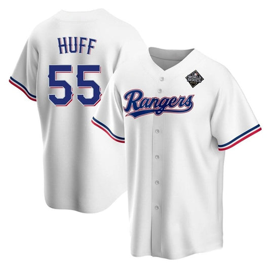 MLB Sam Huff Texas Ranger 55 Jersey