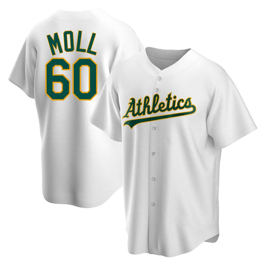 MLB Sam Moll Oakland Athletics 60 Jersey