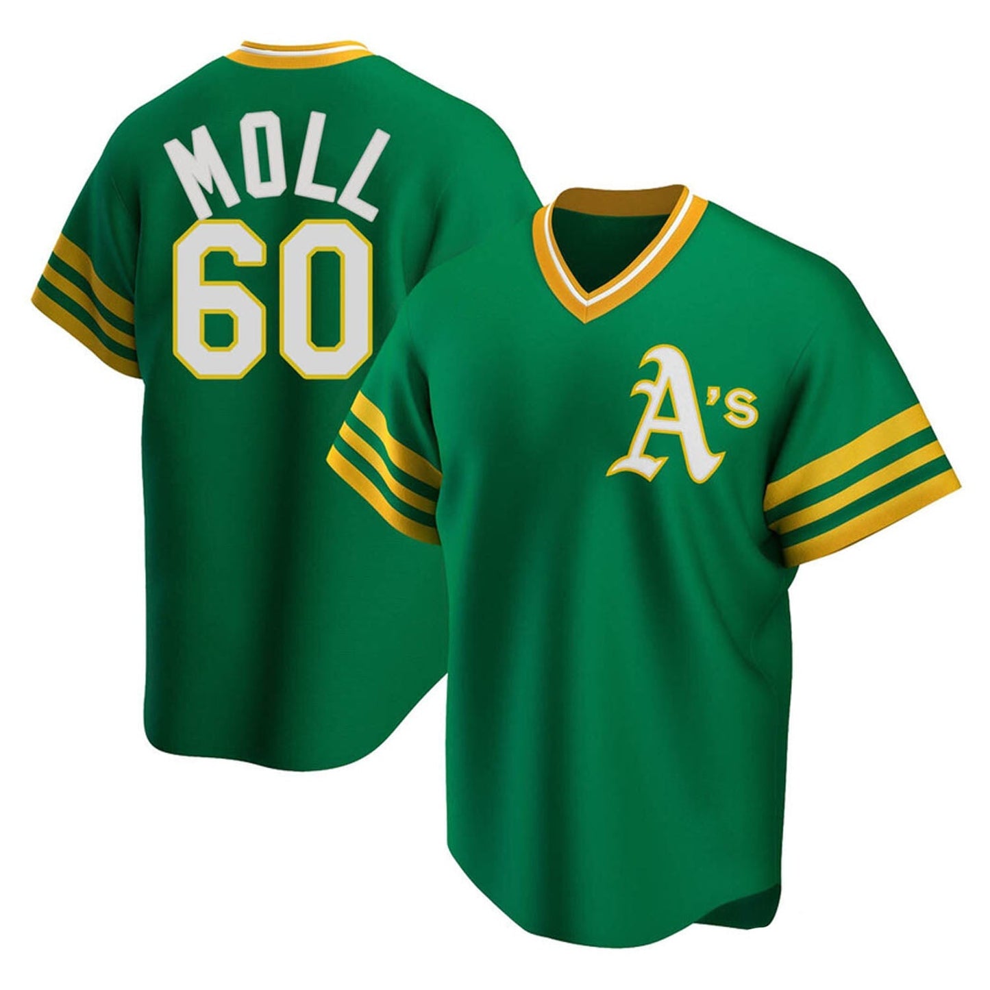 MLB Sam Moll Oakland Athletics 60 Jersey