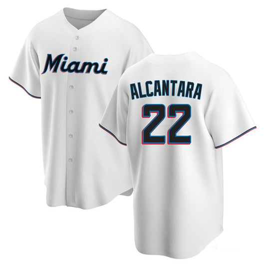 MLB Sandy Alcantara Miami Marlins 22 Jersey