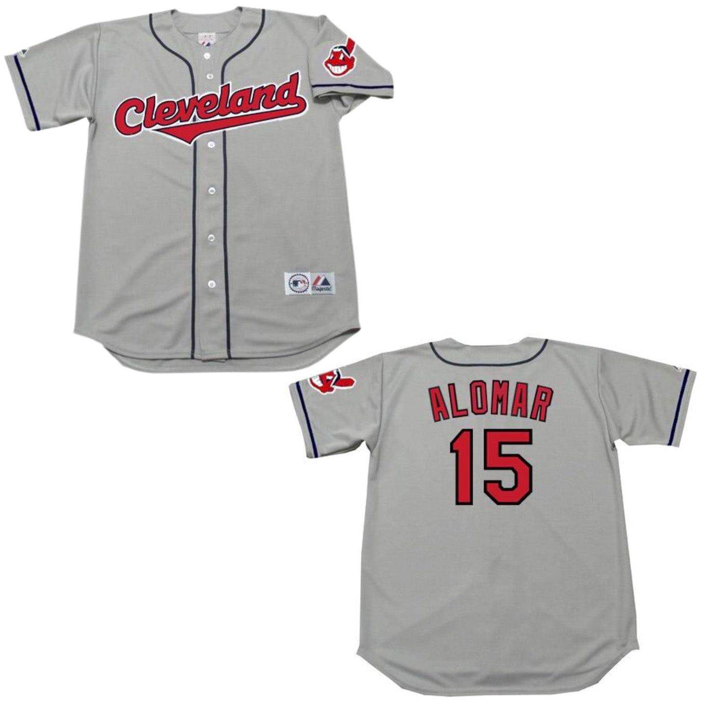 MLB Sandy Alomar Cleveland Indians 15 Jersey