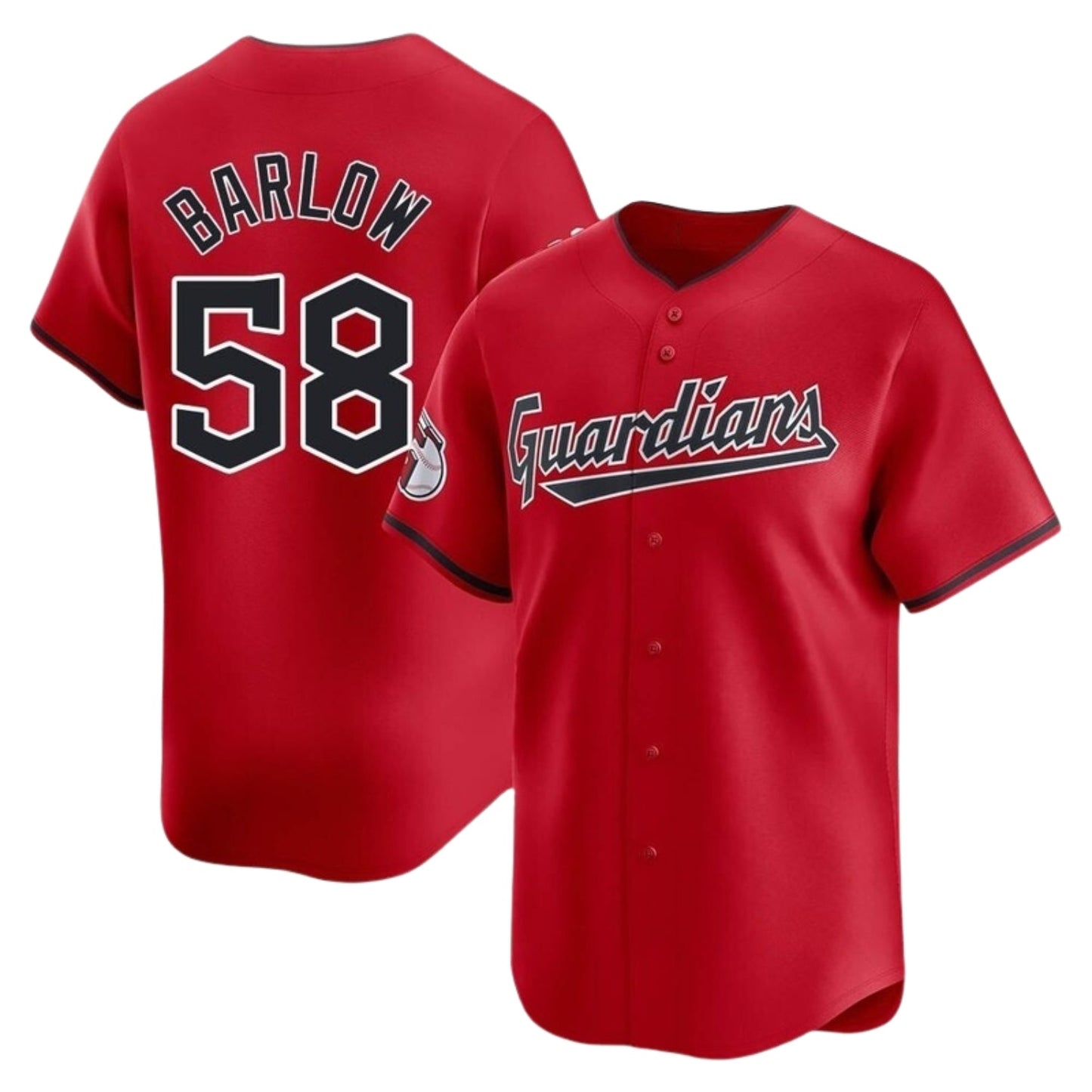 Scott Barlow Cleveland Guardians 58 Jersey