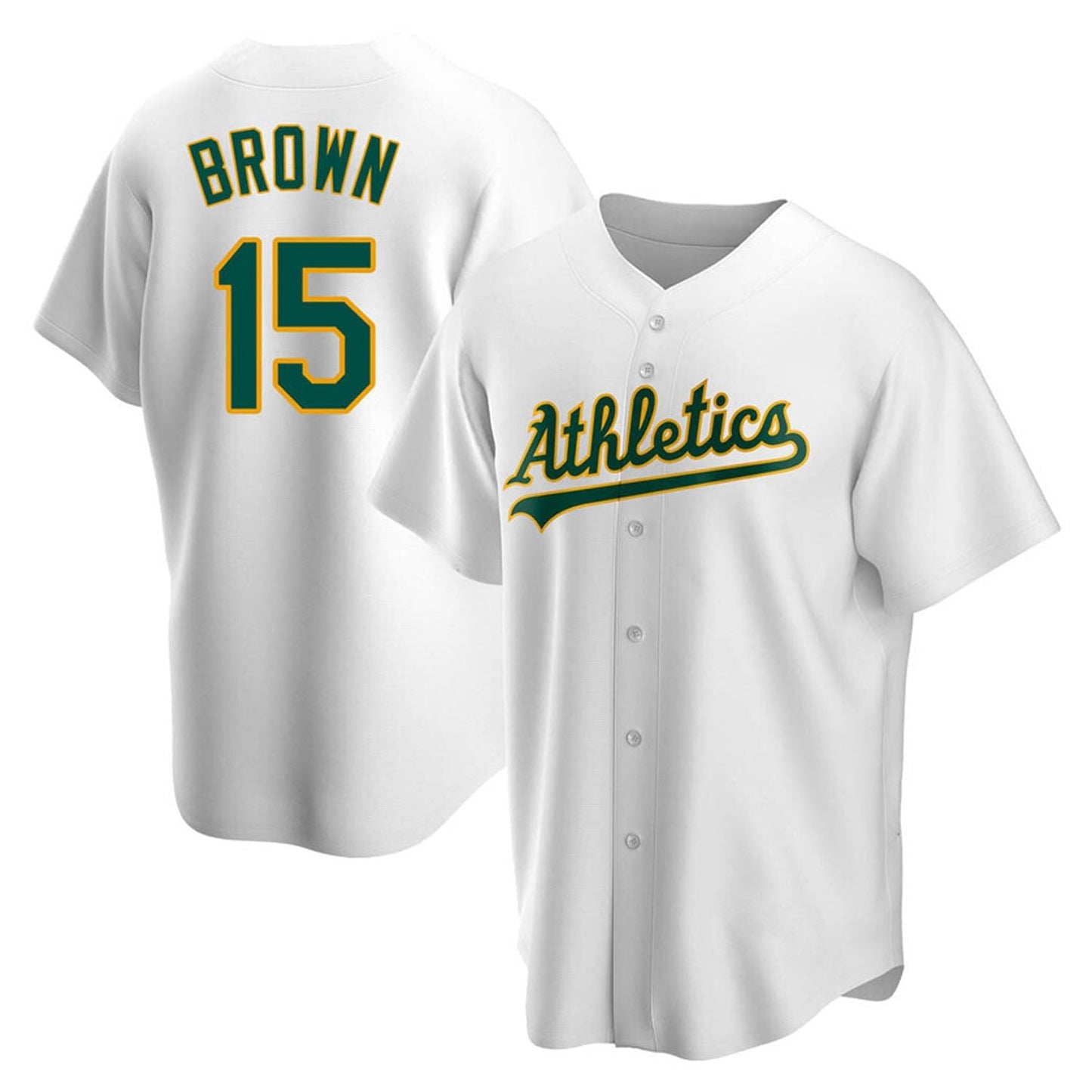 MLB Seth Brown Oakland Athletics 15 Jersey