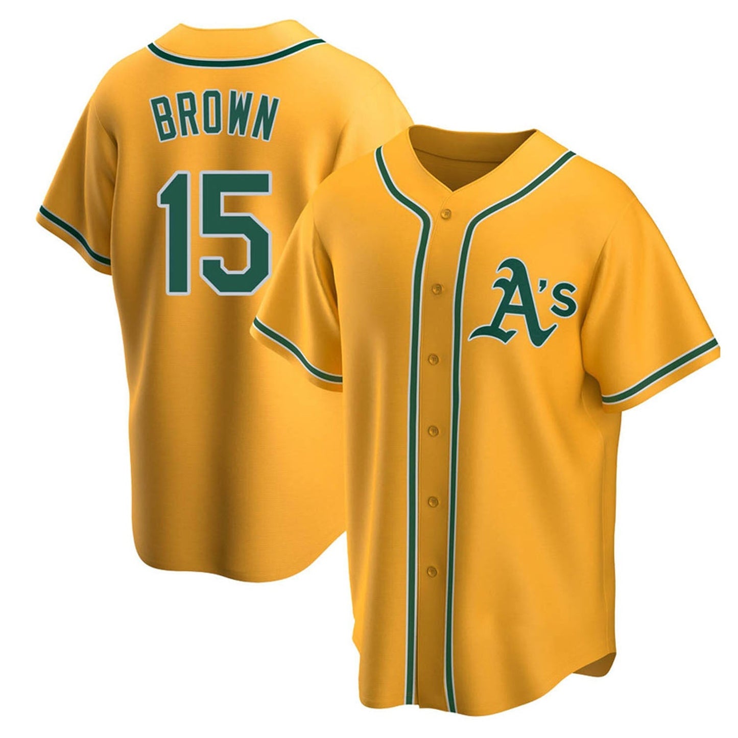 MLB Seth Brown Oakland Athletics 15 Jersey