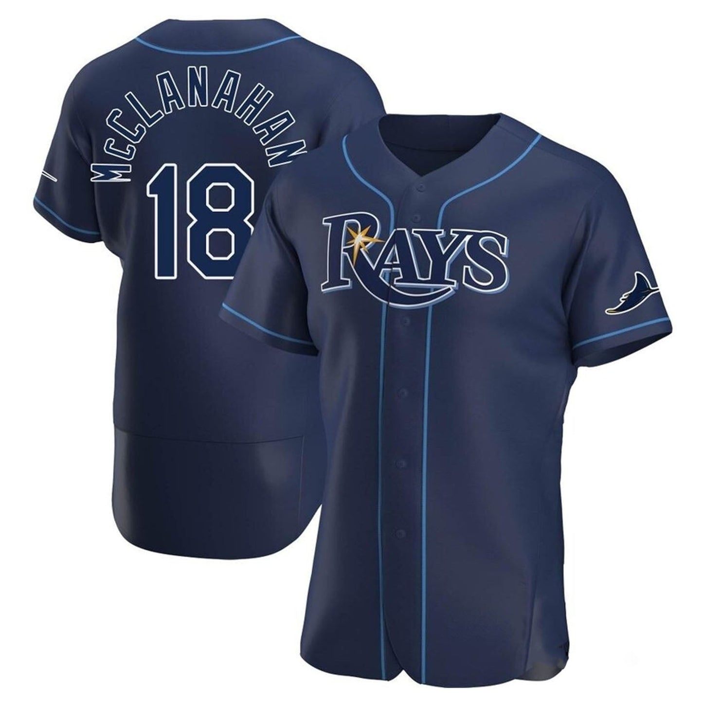 MLB Shane McClanahan Tampa Bay Rays 18 Jersey