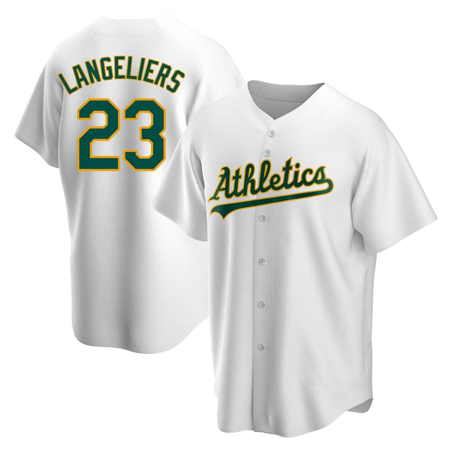 MLB Shea Langeliers Oakland Athletics 23 Jersey