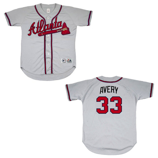 MLB Steve Avery Atlanta Braves 33 Jersey