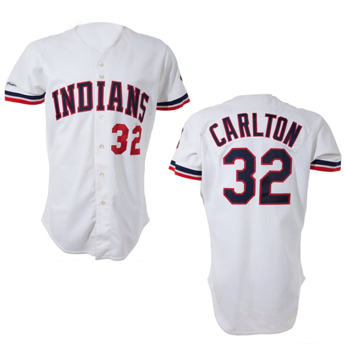 MLB Steve Carlton Cleveland Indians 32 Jersey