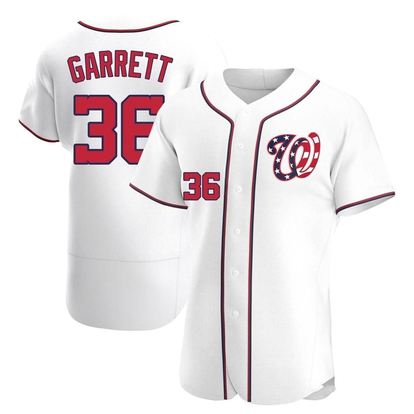 MLB Stone Garrett Washington Nationals 36 Jersey