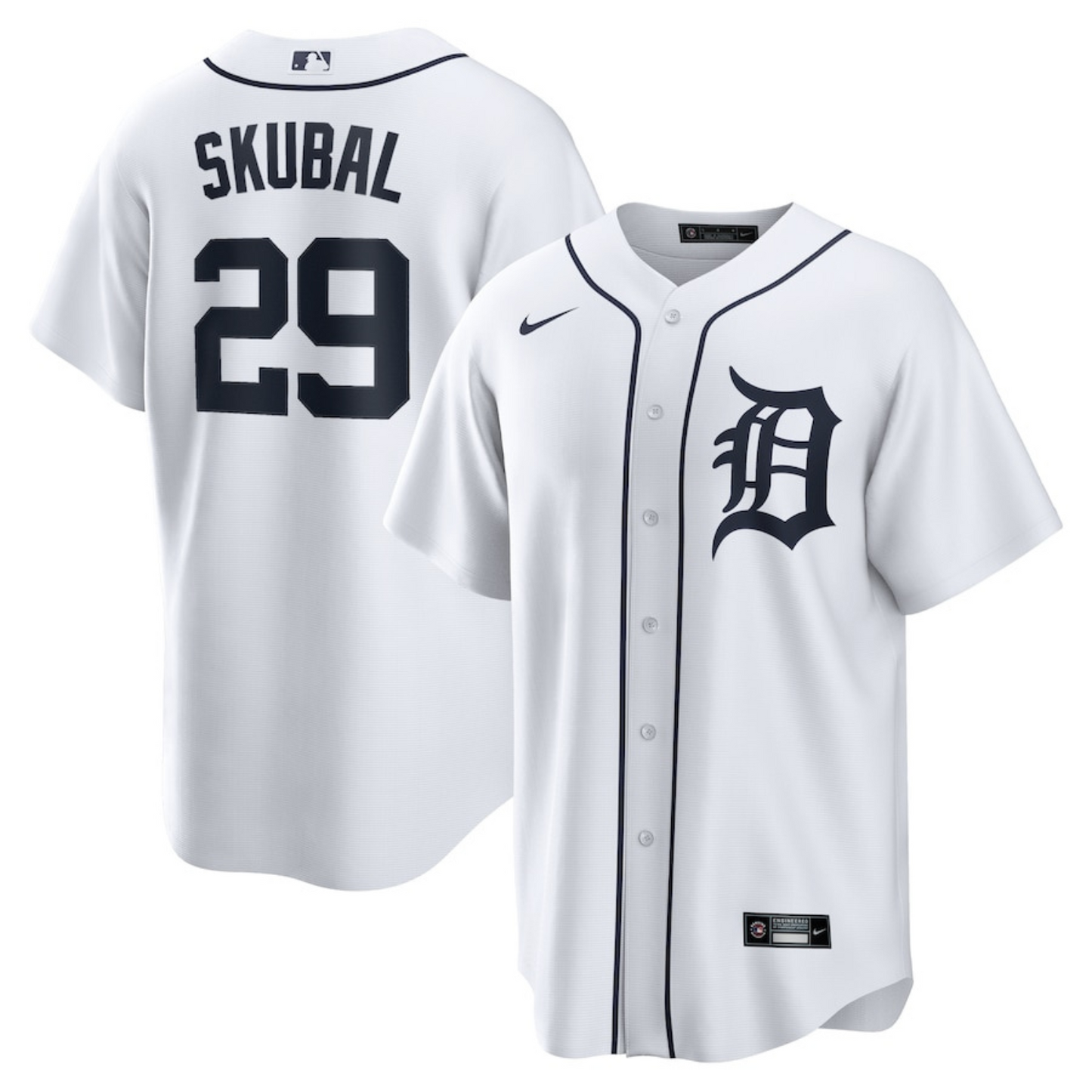 Tarik Skubal Detroit Tigers baseball jersey number 29