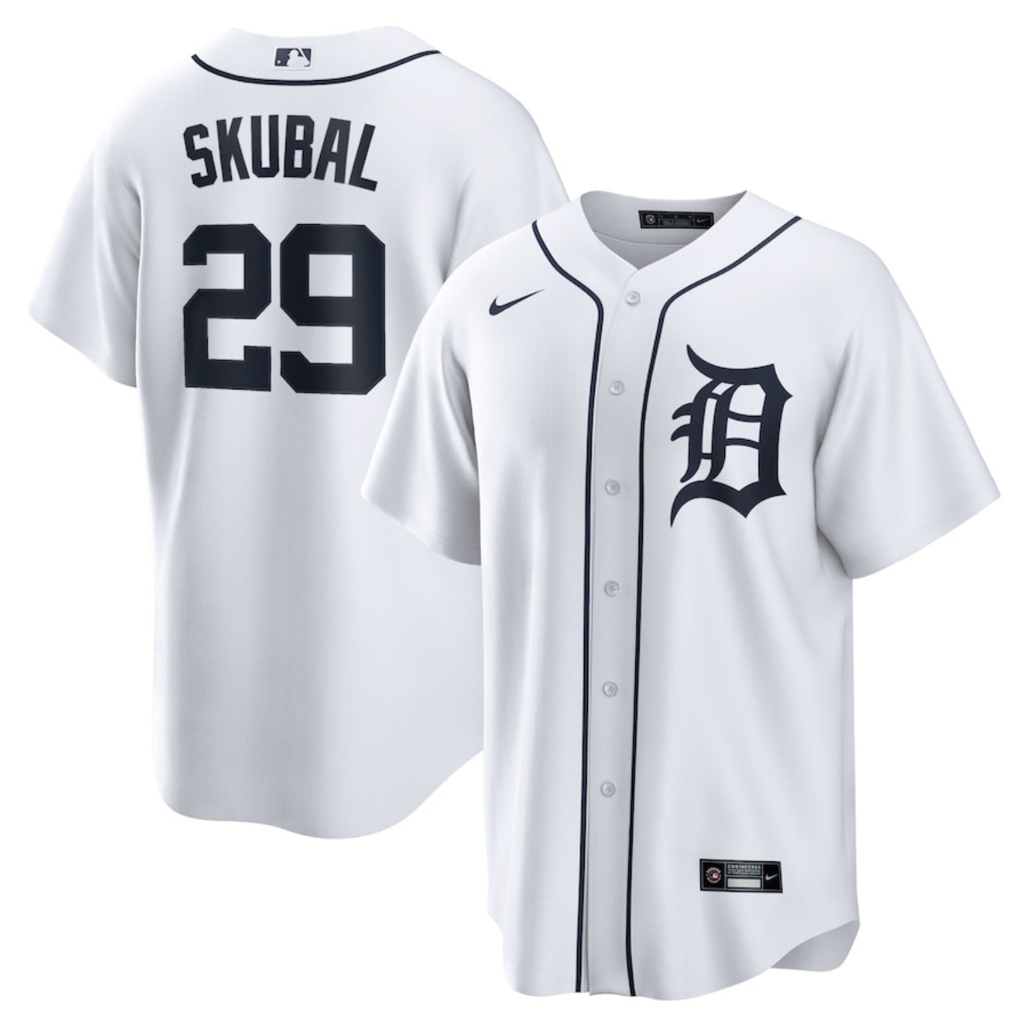 Tarik Skubal Detroit Tigers baseball jersey number 29