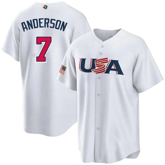 WBC Tim Anderson USA 7 Jersey