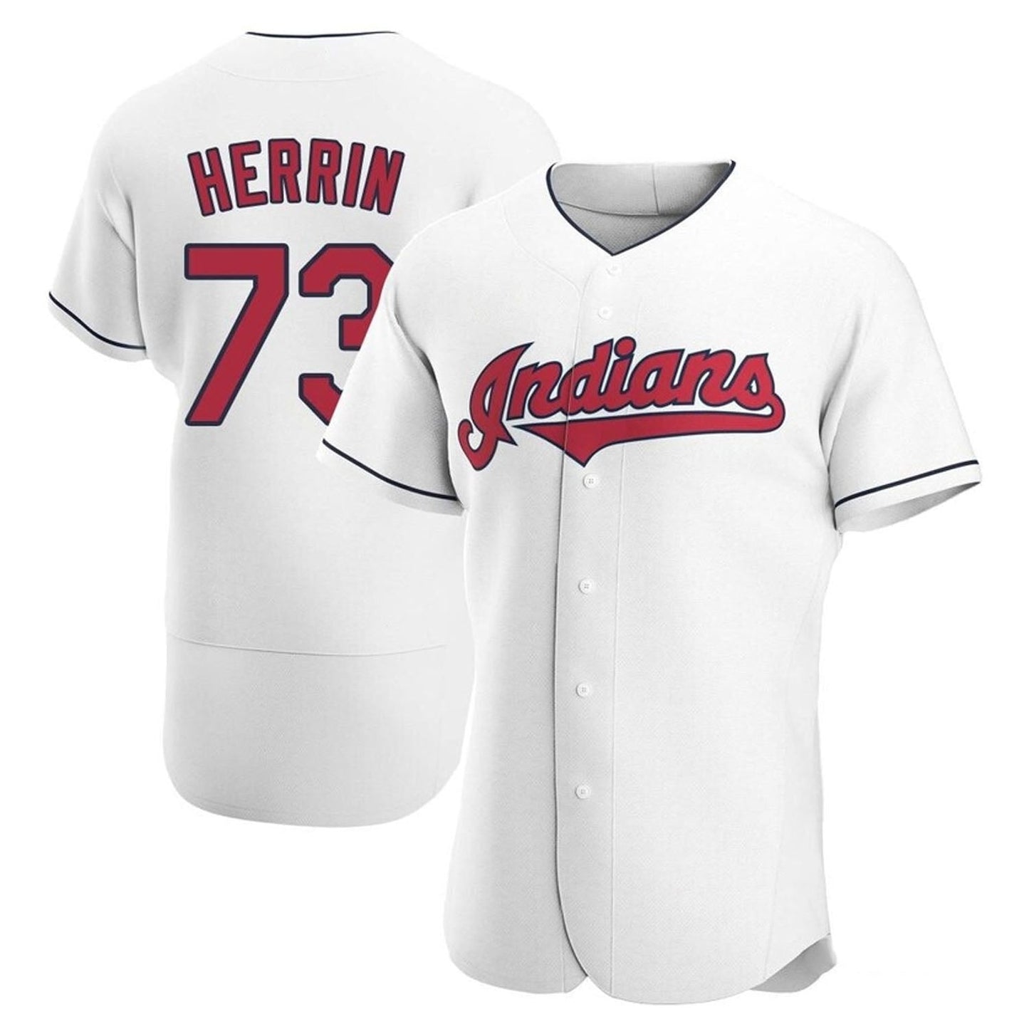 MLB Tim Herrin Cleveland Indians 73 Jersey