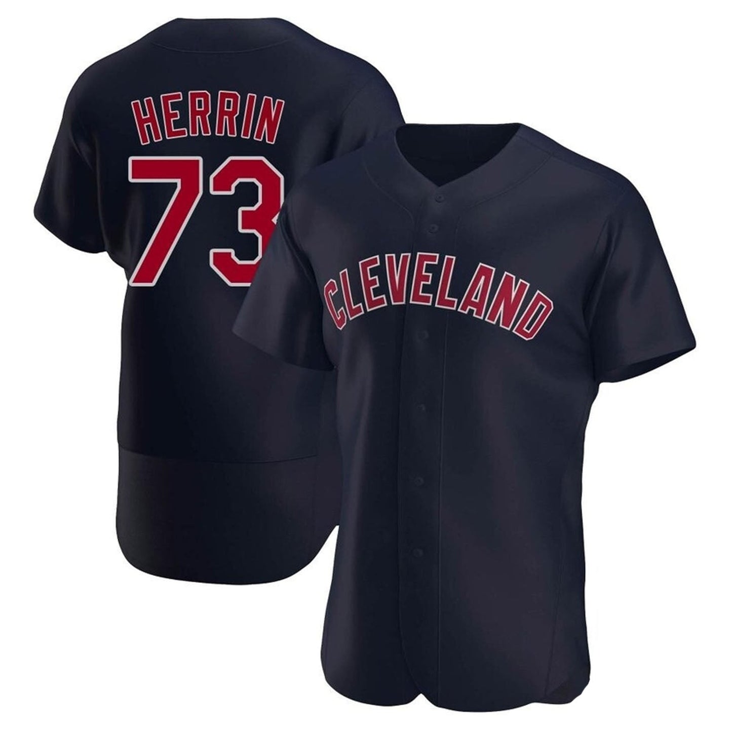 MLB Tim Herrin Cleveland Indians 73 Jersey