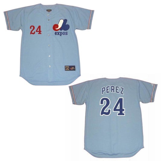 MLB Tony Perez Montreal Expos 24 Jersey