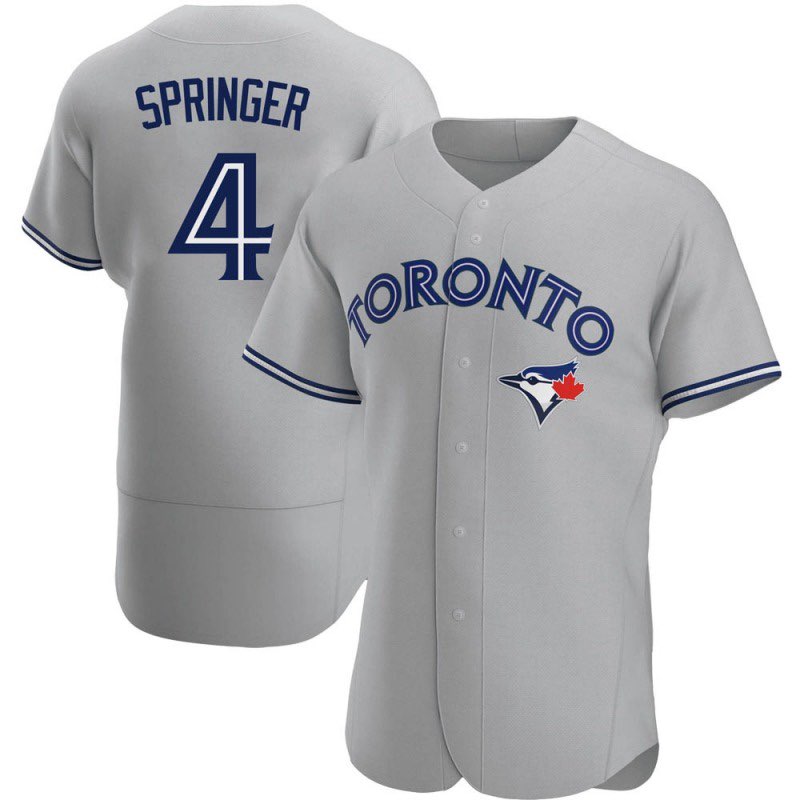 MLB George Springer Toronto Blue Jays 4 Jersey