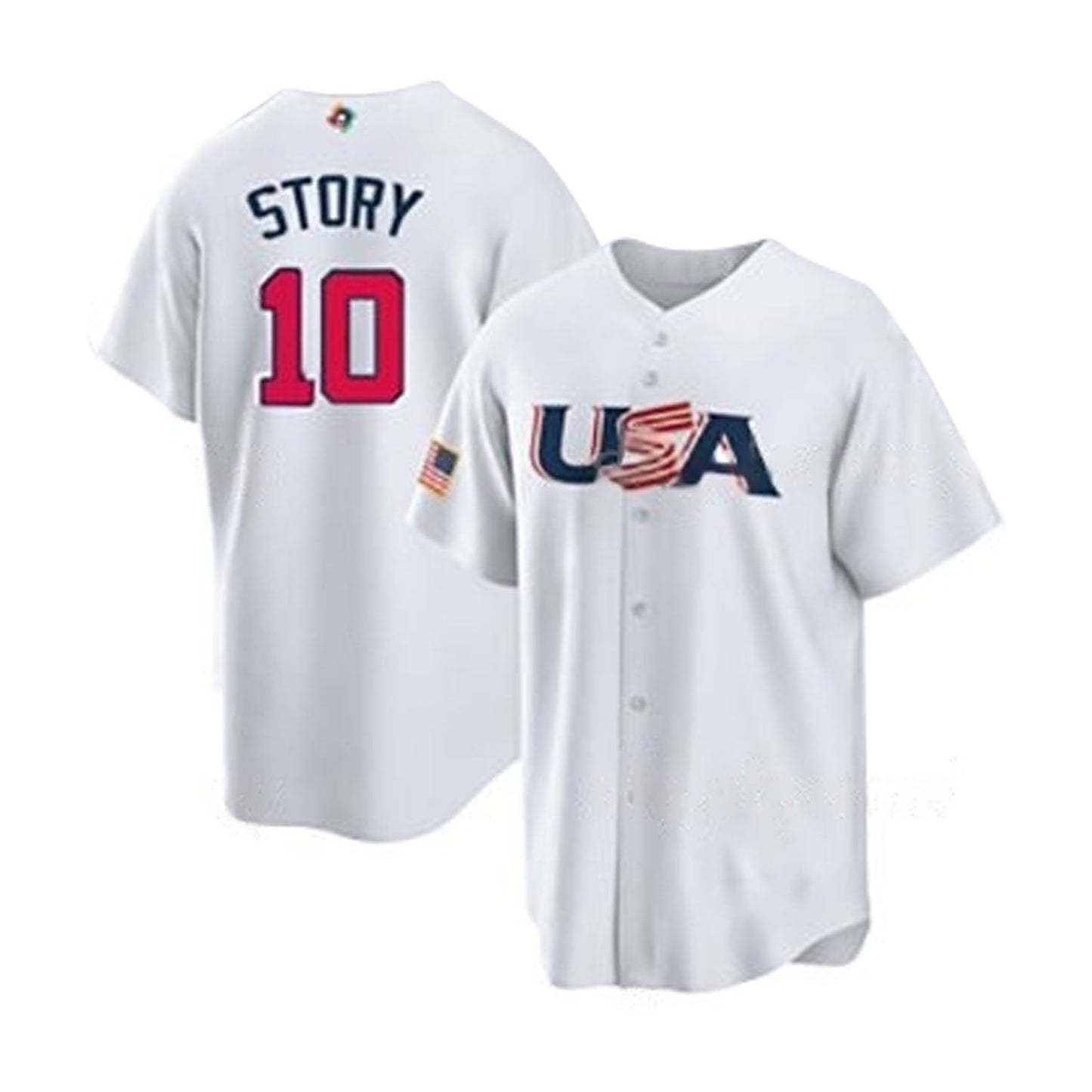 WBC Trevor Story USA 10 Jersey