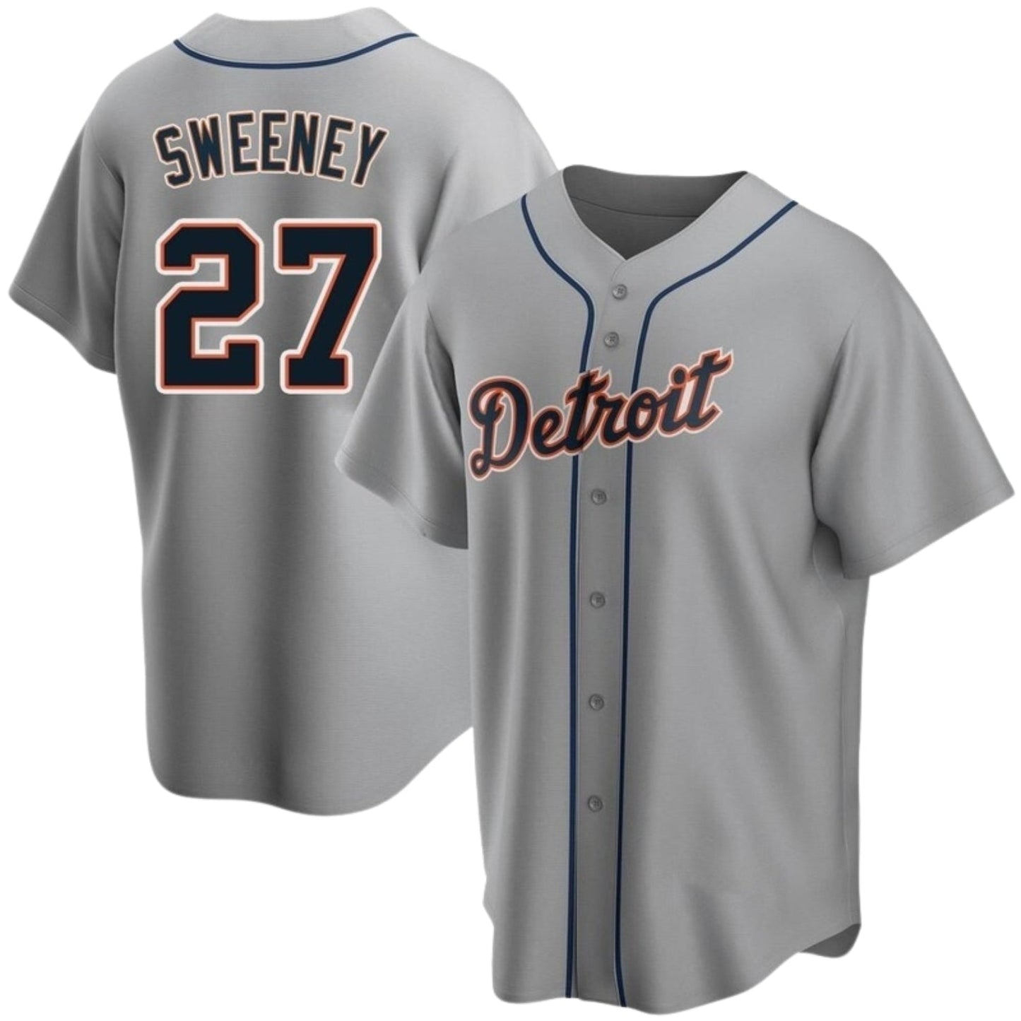 Trey Sweeney Detroit Tigers 27 Jersey
