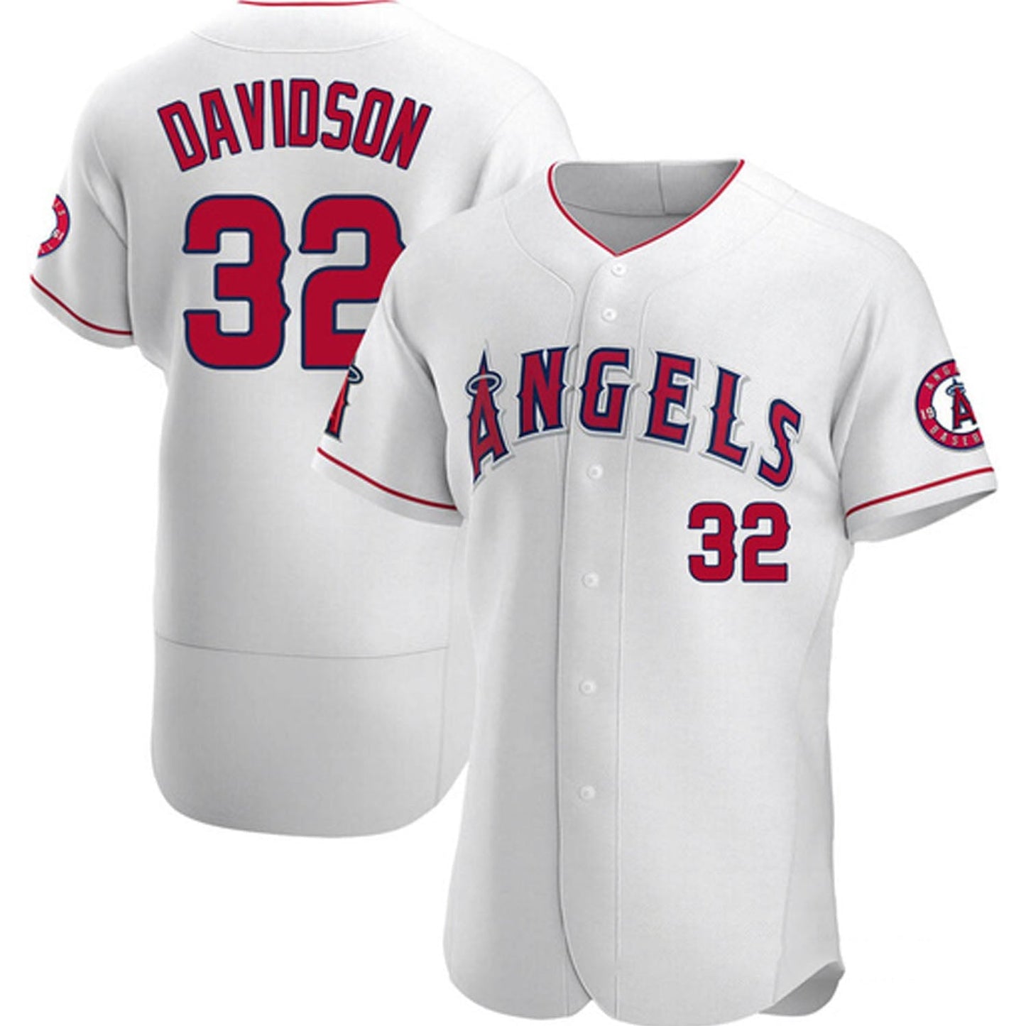 MLB Tucker Davidson Los Angeles Angels 32 Jersey