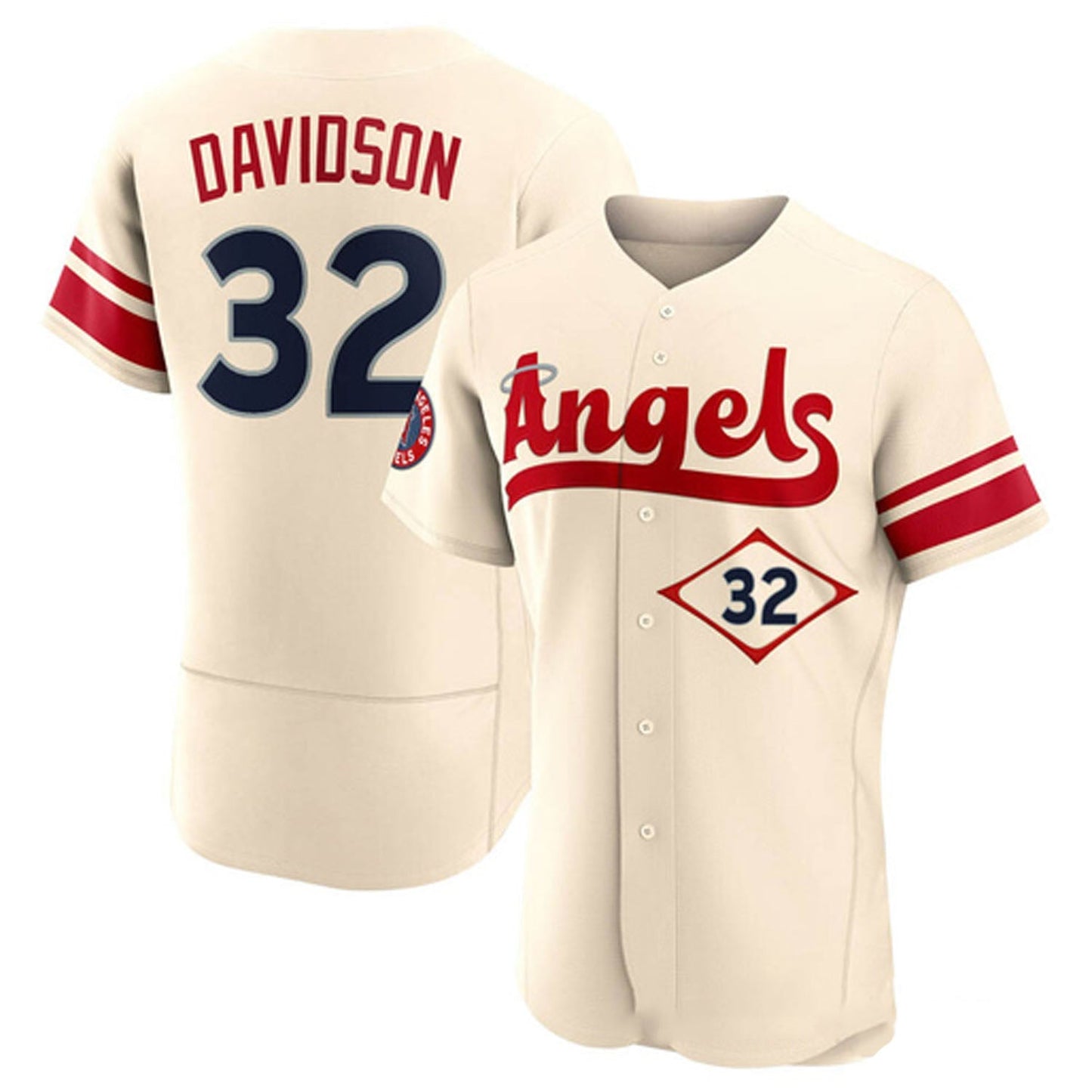 MLB Tucker Davidson Los Angeles Angels 32 Jersey