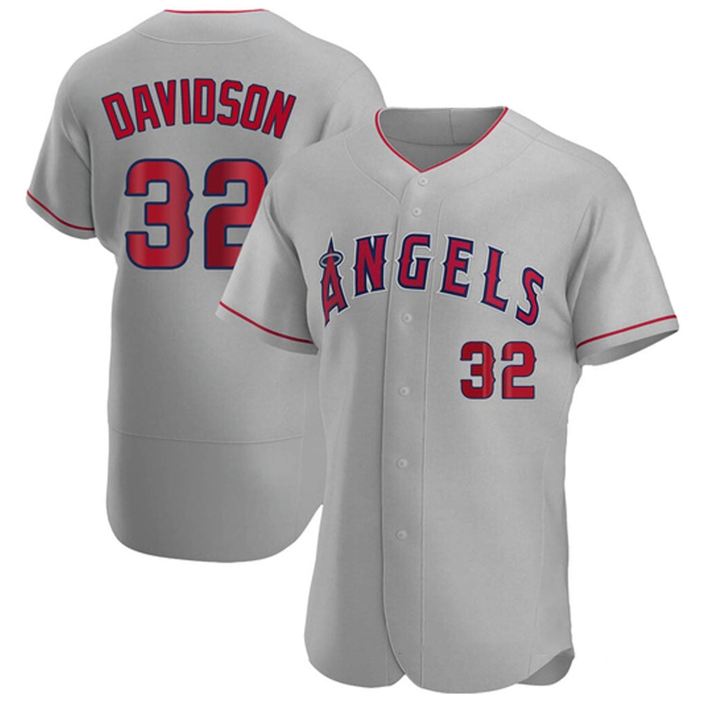 MLB Tucker Davidson Los Angeles Angels 32 Jersey