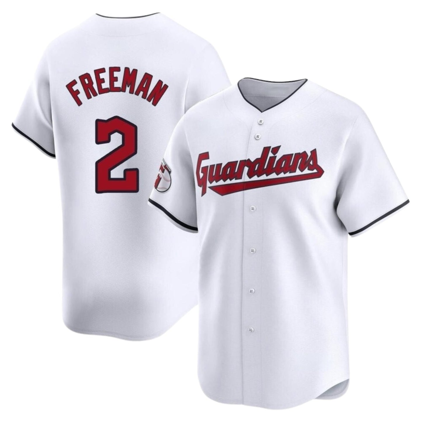 MLB Tyler Freeman Cleveland Guardians 2 Jersey