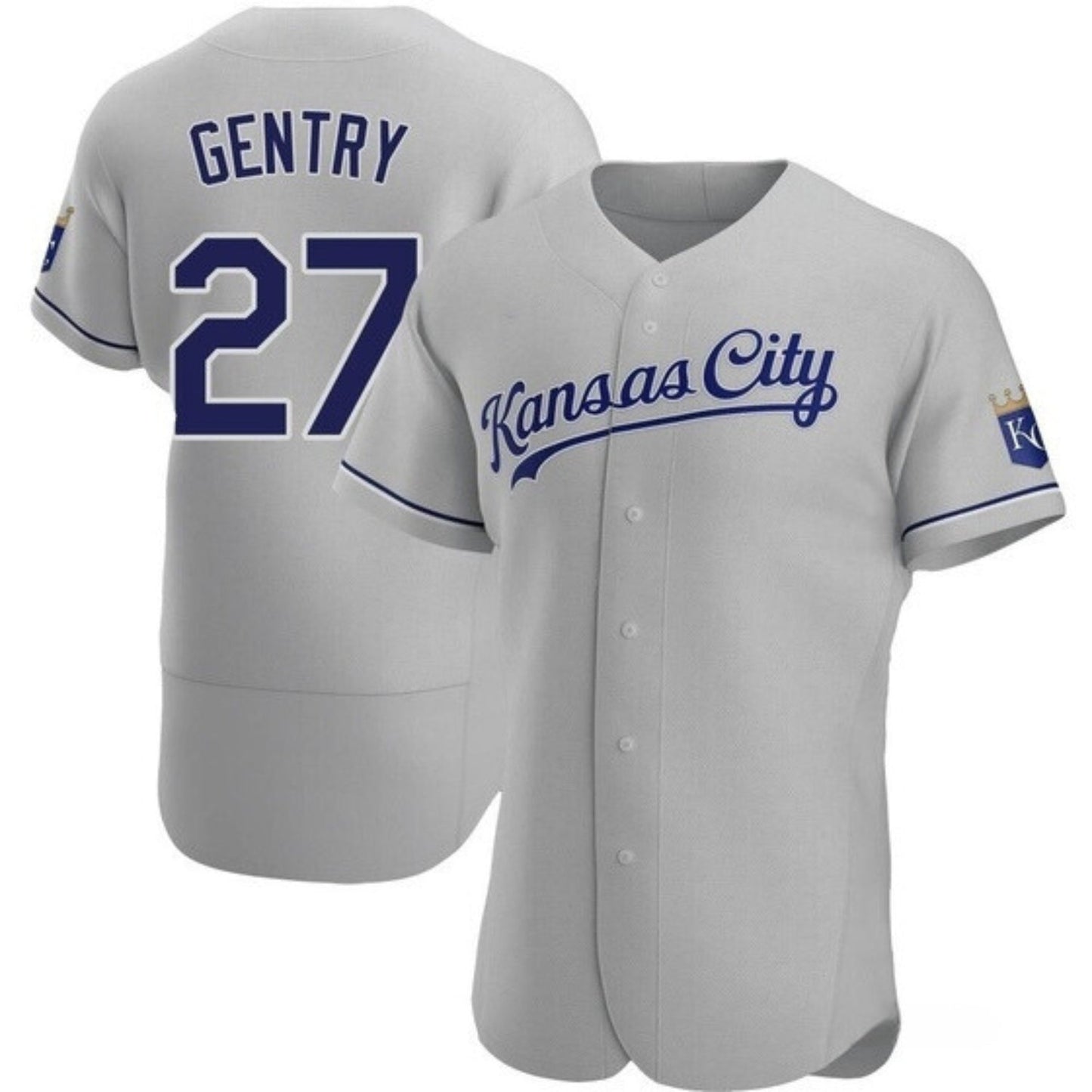 MLB Tyler Gentry Kansas City Royals 27 Jersey