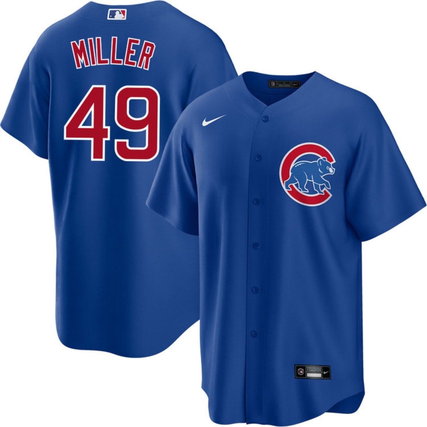 Tyson Miller Chicago cubs 49 Jersey