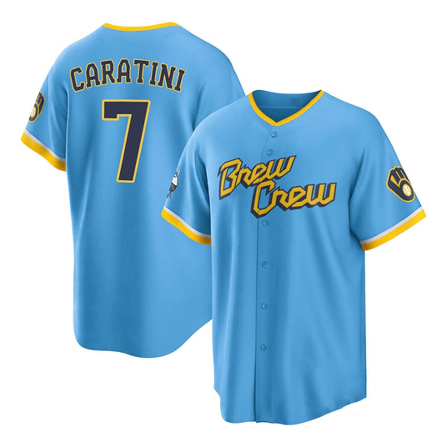 MLB Victor Caratini Milwaukee Brewers 7 Jersey