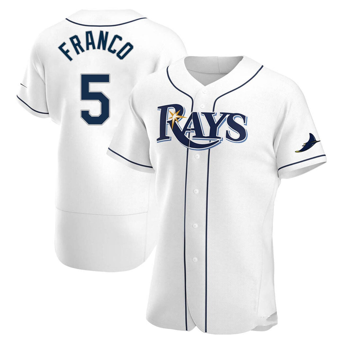 MLB Wander Franco Tampa Bay Rays 5 Jersey