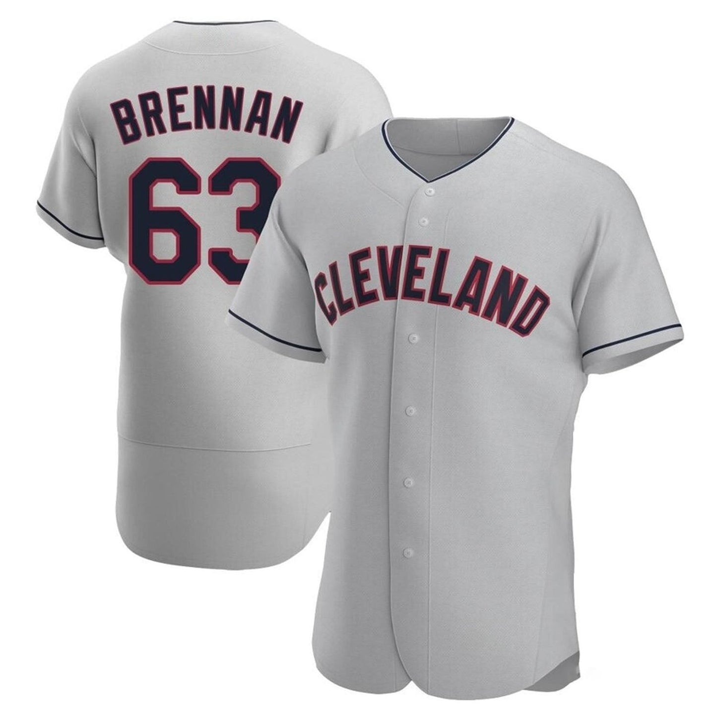 MLB Will Brennan Cleveland Indians 63 Jersey