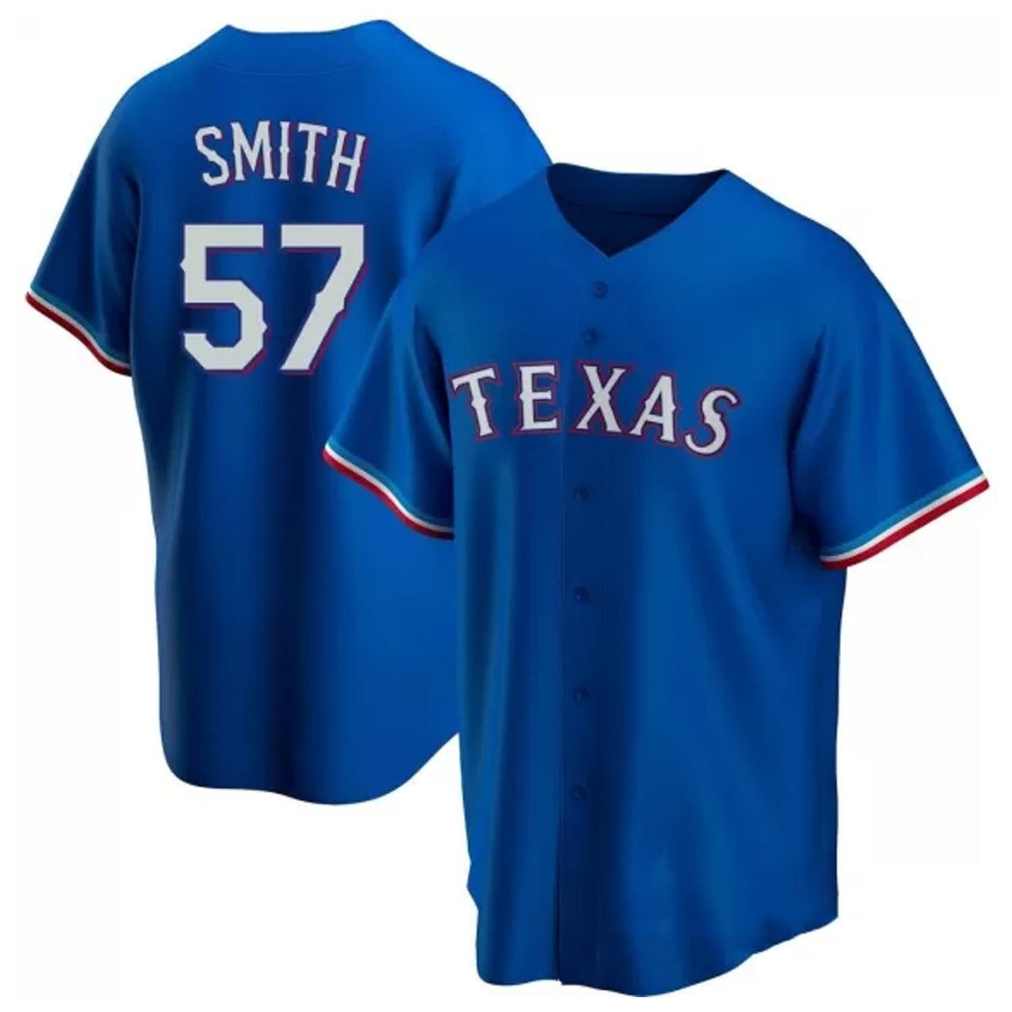 MLB Will Smith Texas Rangers 57 Jersey