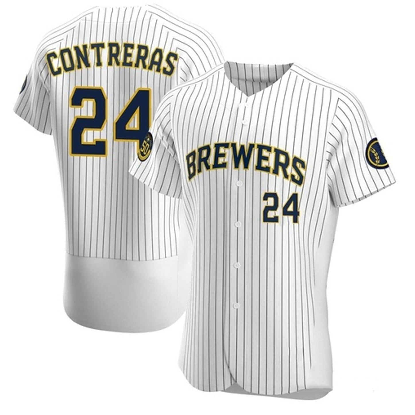 MLB William Contreras Milwaukee Brewers 24 Jersey