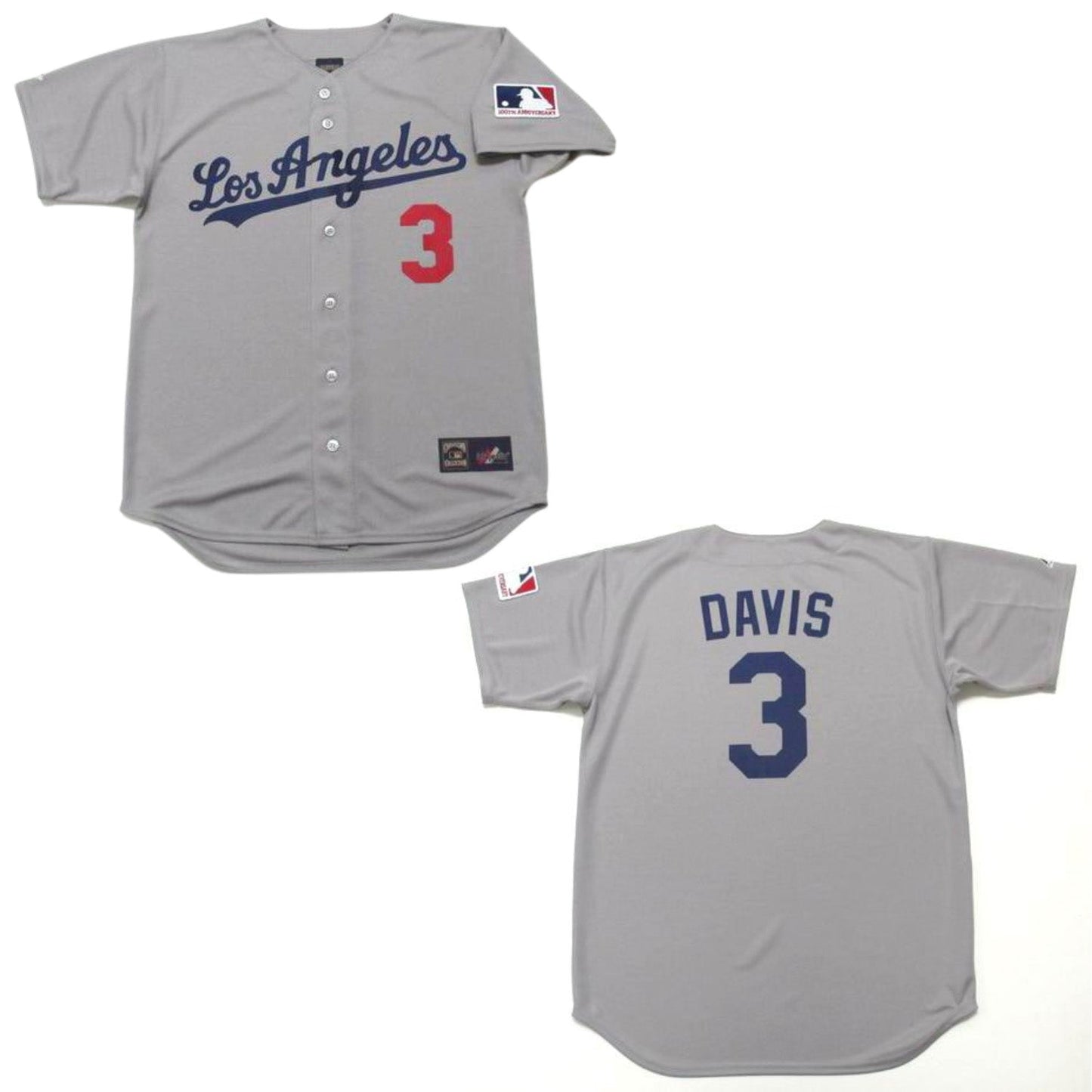 MLB Willie Davis Los Angeles Dodgers 3 Jersey