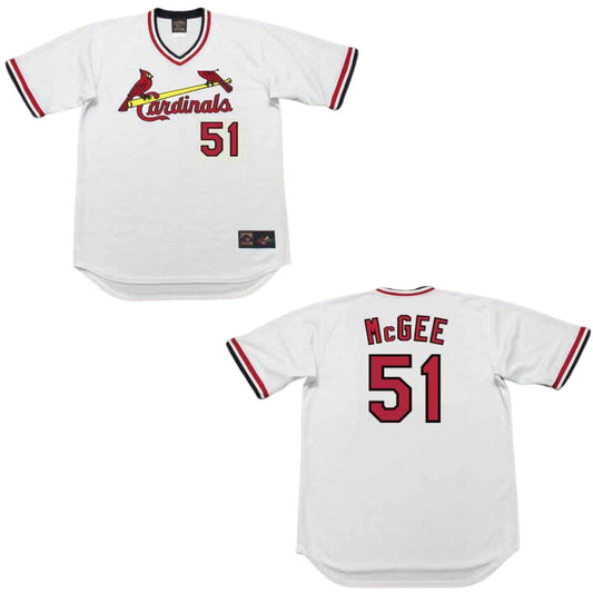 MLB Willie Mcgee Saint Louis Cardinals 51 Jersey