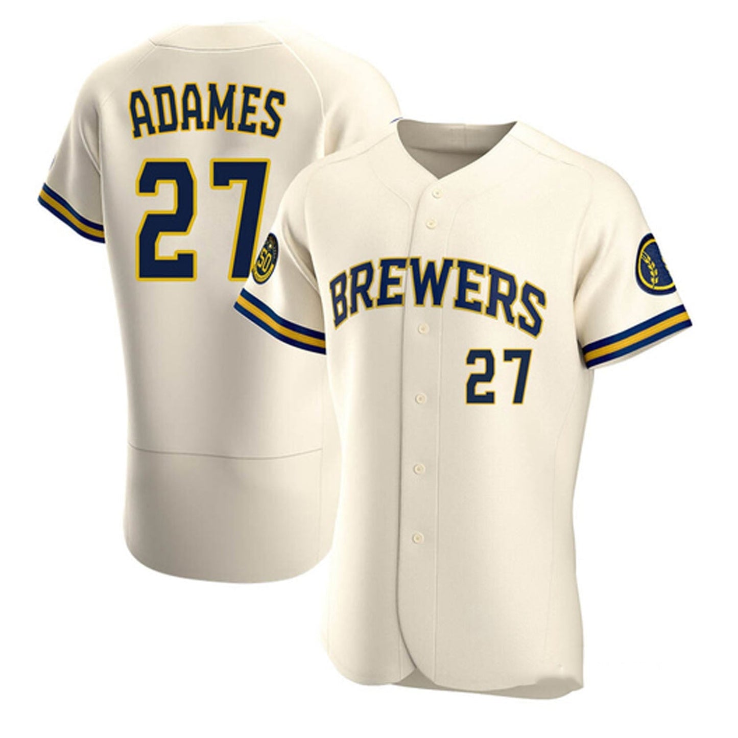 MLB Willy Adames Milwaukee Brewers 27 Jersey