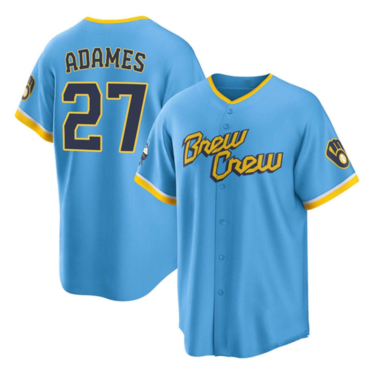 MLB Willy Adames Milwaukee Brewers 27 Jersey