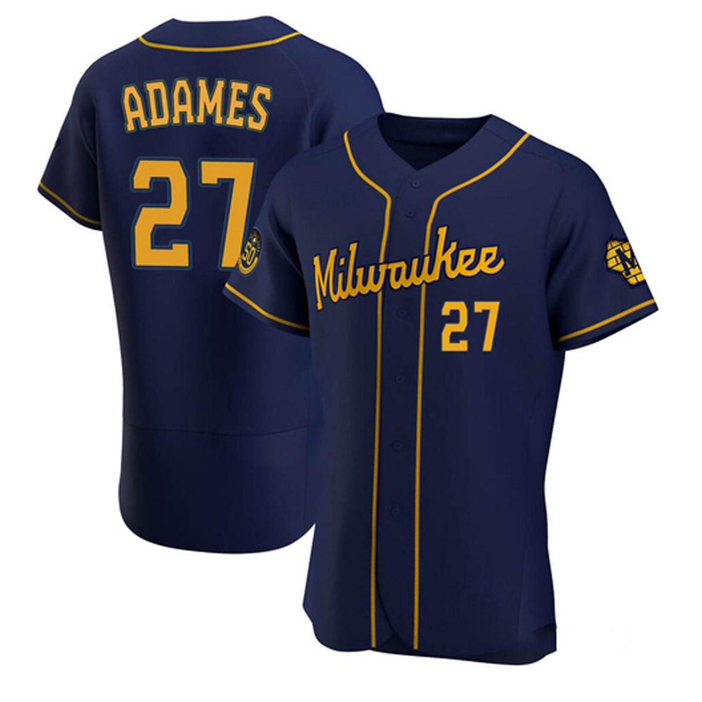 MLB Willy Adames Milwaukee Brewers 27 Jersey